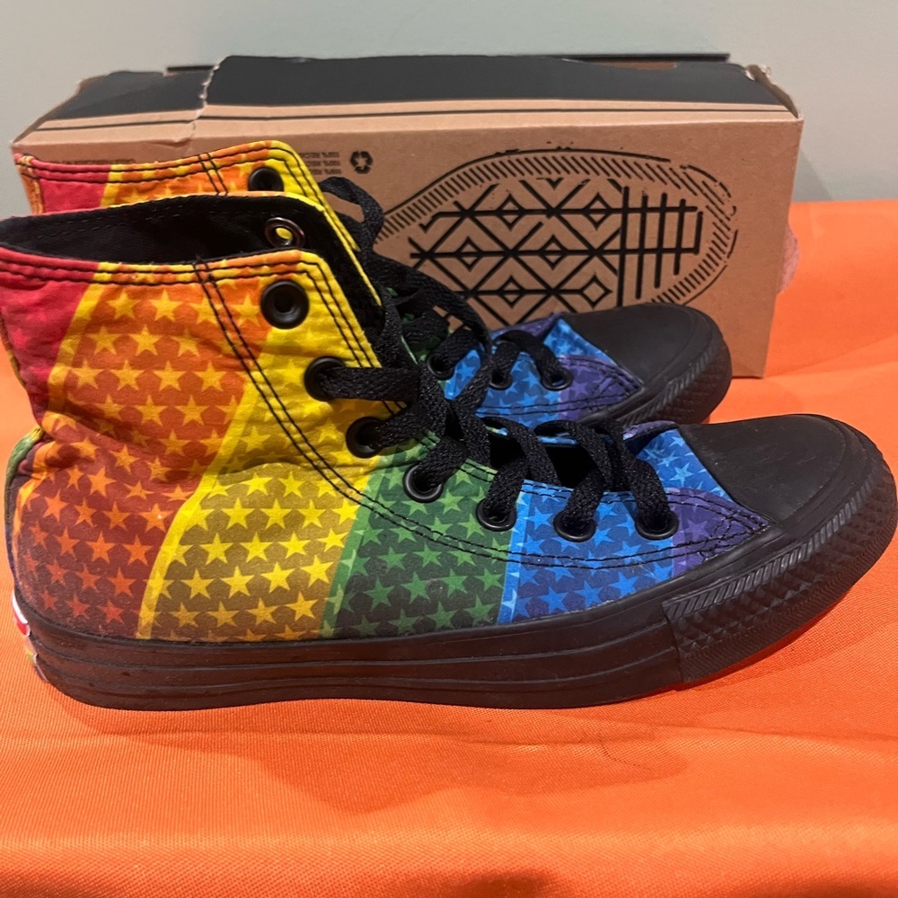 Converse All star Vibrant Rainbow Star unisex sneakers - Picture 2 of 12